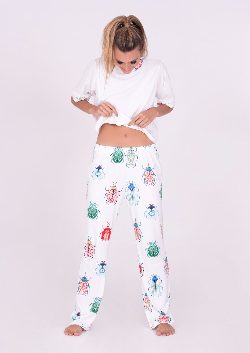 Camisa Pijama Mangas Azulina - Fidelina