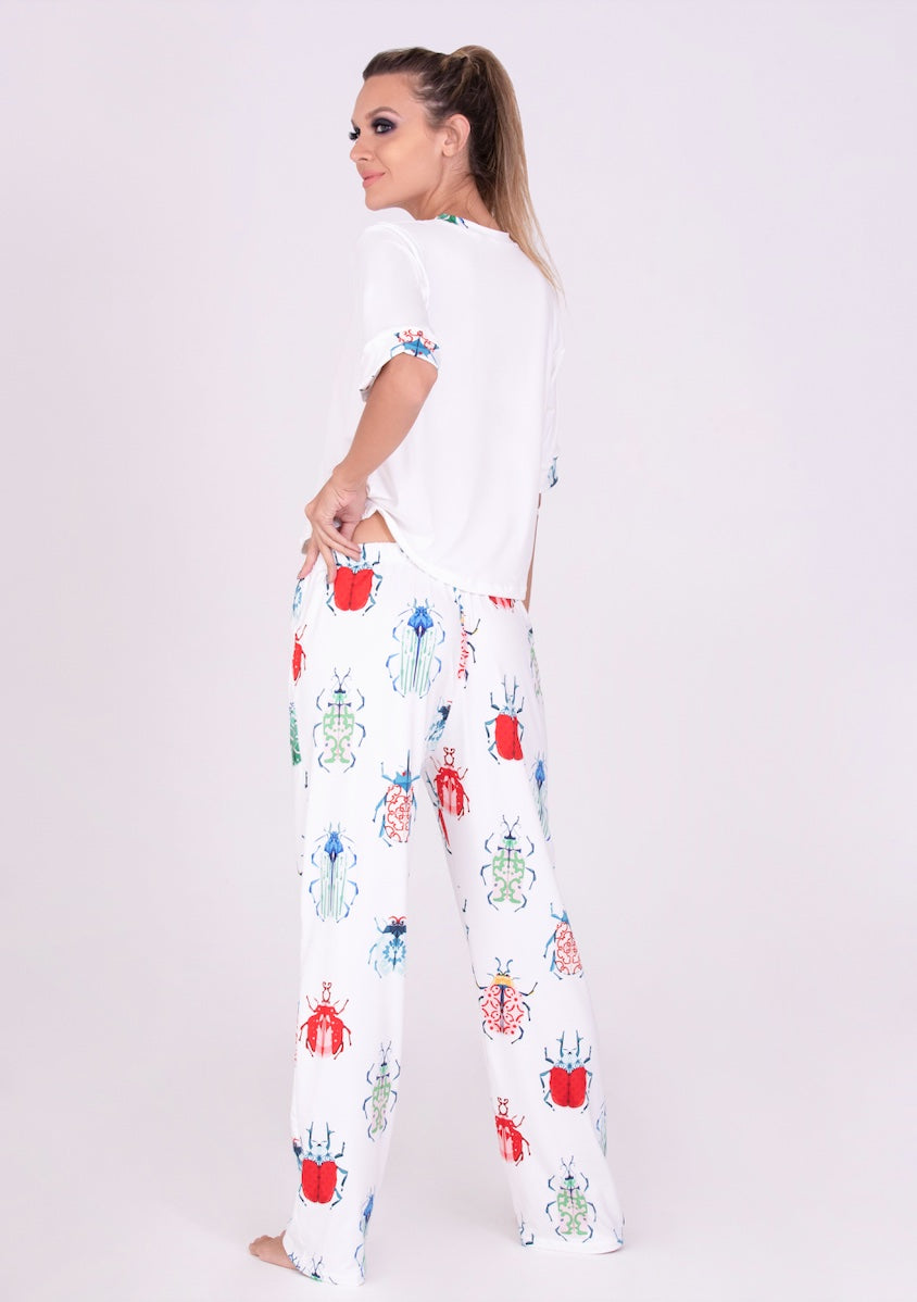 Camisa Pijama Mangas Azulina - Fidelina