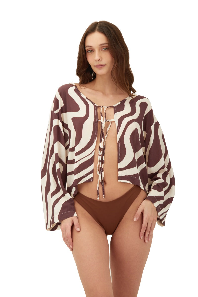 Camisa Chocolateswirl Luster - A71292 - Malai