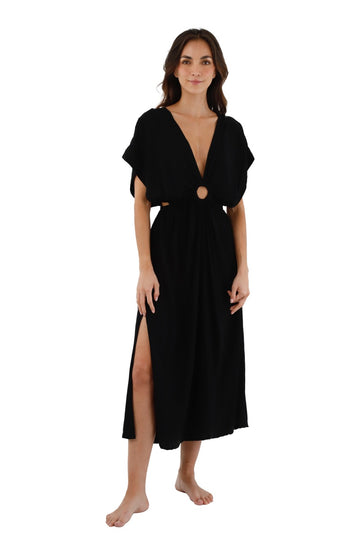Vestido Largo Black Mirage - D01001 - Malai