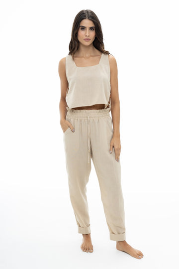 Crop Top Palette Camel - PALC30 - Milonga