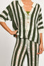 Pantalón Tejido Siro Green Stripes - 2533 - Encantadore