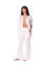Pantalón Blanco Lino - 8484