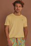 Camiseta Hombre Algodón Amarillo Claro - Redflag
