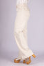 Wide Leg MId Rise Bone Denim Pants - 24010313 - Project Denim