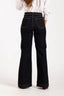 Pantalón Denim Wide Leg High Rise Black and Blue - 2401395 - Project Denim
