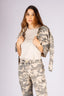 Chaqueta Corta Denim Camuflada - 2401704 - Project Denim