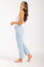 Pantalón Denim Culotte Mid Rise Índigo - 2402341 - Project Denim