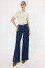 Pantalón Denim Wide Leg High Rise Índigo - 250230326 - Project Denim