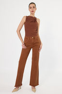 Jean Boot Cut Mid Rise Café - 2502319016 - Project Denim