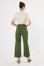 Pantalón Denim Culotte High Rise Verde - 250237810 - Project Denim
