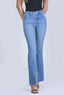 Jean Boot Cut Mid Rise Azul - 360
