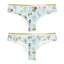 Panty Espiga Azul Tanga - Ropa Interior