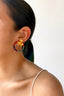 Arete Topo Tres Flores Tejido - A1675