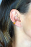 Earcuff Doble Linea Verde - E4449V