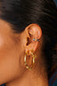 Earcuff Doble Linea Verde - E4449V