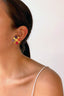 Arete Topo Flor Tejida Completa - TP1655F