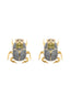 Aretes Topos Escarabajo De Lirio Crystal - ARI010D-5 -Senda