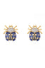 Arete Topos Royal Mariquita Esmalte Zafiro Crystal - ARI051D-8 - Senda
