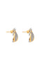 Aretes Topos Boreal Lady Bug Crystal Green Studd Earrings - ARI085D-6 - Senda