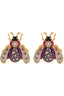 Aretes Topos Vespa Happi Amatista Granate - ARI132D-2 - Senda