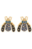 Aretes Topos Vespa Happi Petrol Blue + Onix Studd earrings - ARI132D-4 - Senda