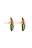 Aretes Topos Thea Verde Militar Rystal - Neck Burgundy - ARI140D-4 - Senda