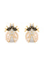 Aretes Topos Thea Crystal Pearl - Neck Black - ARI140D-5 - Senda