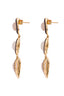 Aretes Largos Gotas Halo Misi Opalo - ARI154D-1 - Senda