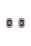Aretes Candongas Sublime Misi Pave Esmerald Hoop Earring - ARI155D-1 - Senda