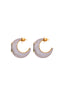 Aretes Candongas Sublime Misi Pave Esmerald Hoop Earring - ARI155D-1 - Senda