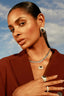 Aretes Candongas Sublime Misi Pave Esmerald Hoop Earring - ARI155D-1 - Senda