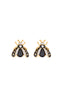 Aretes Topos Mini Vespa Happi Onix Studd Earrings - ARI169D-7 - Senda