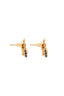 Aretes Topos Mini Vespa Happi Onix Studd Earrings - ARI169D-7 - Senda