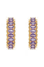 Aretes Candonga Hoops Lantana Ovalo Full Amatista - ZE53459H -Senda
