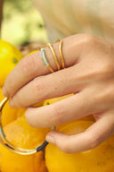 Anillo Olas Tejido - A36105 - Lala Galeria