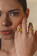 Anillo Enredo Hilo Muralla - A43105 - Lala Galeria