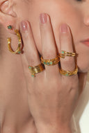 Anillo Enredo Hilo Muralla - A43105 - Lala Galeria
