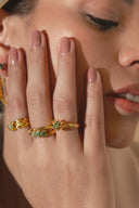 Anillo Enredo 3 Murallas - A41135 - Lala Galeria