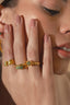 Anillo Enredo 3 Murallas - A41135 - Lala Galeria
