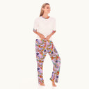 Camisa Pijama Mangas Tulia Lila - Fidelina
