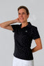 Camisa Deportiva Polo Negra Pepas Manga Corta - Volea
