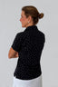 Camisa Deportiva Polo Negra Pepas Manga Corta - Volea