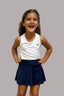 Camisa Deportiva Niña Pacífica Blanca - Volea