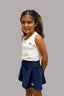 Camisa Deportiva Niña Pacífica Blanca - Volea