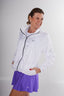 Chaqueta Deportiva Mujer Blanca Reflectiva Forro - Volea