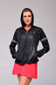 Chaqueta Deportiva Mujer Negra Reflectiva - Volea