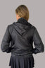 Chaqueta Deportiva Mujer Negra Reflectiva Forro - Volea
