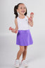 Falda Deportiva Niña Olímpica Morada - Volea
