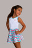 Vestido Niña Dinámica Print Rosa - Volea